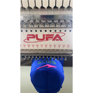 Multifuncional PUFA 15 agujas camiseta gorra ropa computarizada ropa doble cabeza máquina de bordado precio barato - Product Image 1