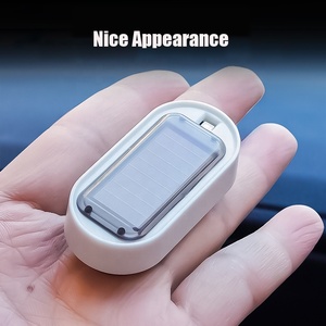 <strong>Red</strong> and Blue Solar Power Car Alarm <strong>LED</strong> Anti-theft Warning Light Lamp Flash Dummy Auto Emergency Warning Light - Product Image 3