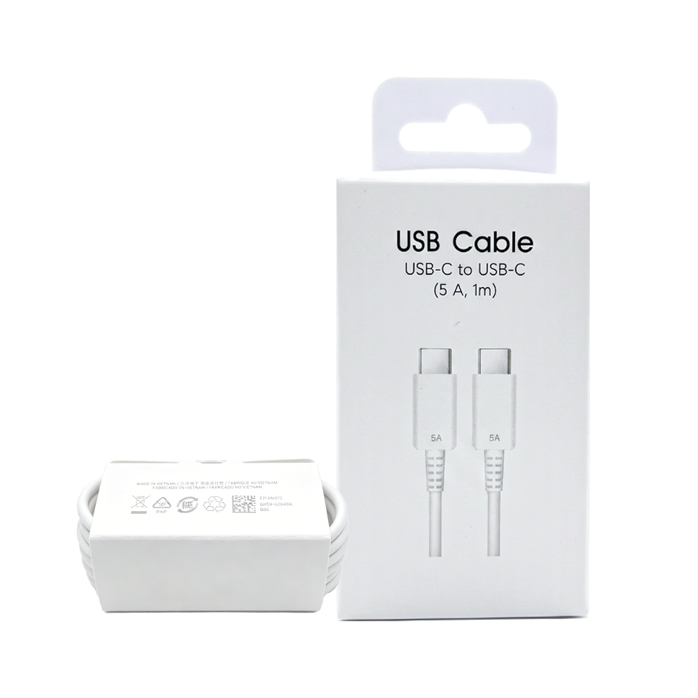 Cable blanco 45W 5A+caja