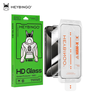 Iphone 16 için kolay kurulum 15 14 13 12 Pro Max temperli cam 9h için Iphone ekran koruyucu toz giderme kurulum seti aracı