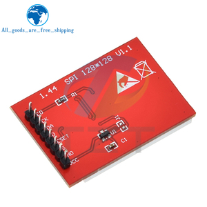 TZT 5V 3,3 V 1,44 Zoll TFT <span class=keywords><strong>LCD</strong></span>-Anzeige modul 128*128 Farbdruck SPI-kompatibel für Arduino mega2560 STM32 <span class=keywords><strong>SCM</strong></span> 51