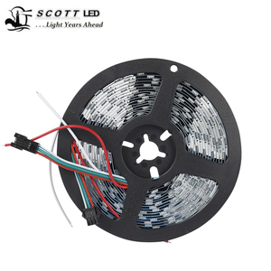 1 Led 1ตัดสีดำ Pcb กันน้ำ SK6812แสงเชือกที่มีความยืดหยุ่นโปรแกรมสร้างใน5050พิกเซลนำแถบ RGB SMD 30led IP65 - Product Image 2
