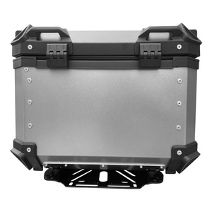 クイックリリース45Lアルミトップボックスオートバイ用スクーター収納トップトランクテールボックス - Product Image 5