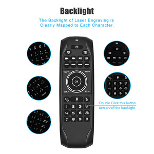 G7R PRO Russian/G7V Pro English 2.4G Wireless Backlit Voice <strong>Function</strong> Mini <strong>Keyboard</strong> Smart Remote <strong>Control</strong> Using Air Mouse