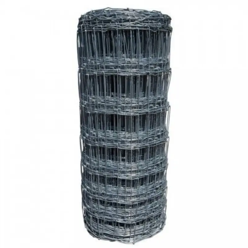 Galvanized ring lock fixed knot woven wire field deer fence mesh for grassland fence