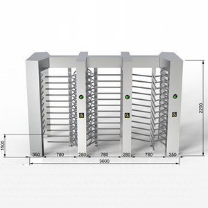 Sistema di controllo di accesso di sicurezza RS485 Port Swing o Flap barriera turbo automazione