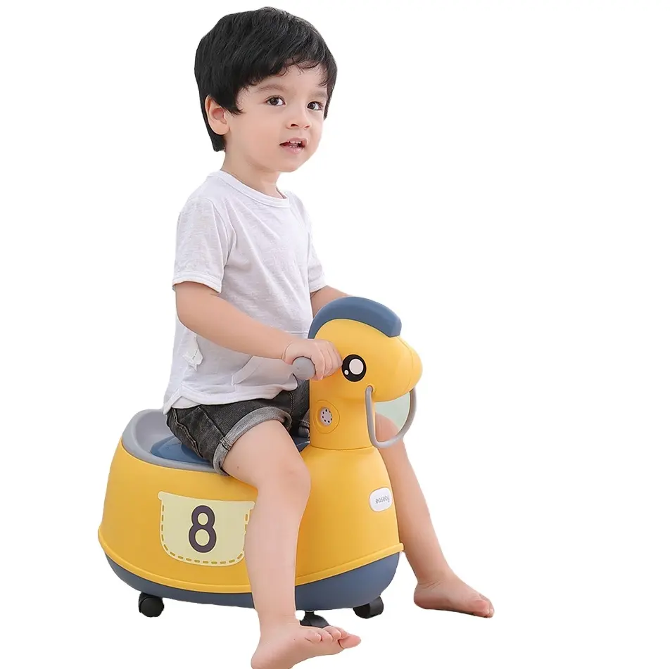 Wholesale Cartoon Car Play Potty Baby Toilet Training Clean Healthy Safe PU PPSU Cushion Potty Training Seat Folding Pot