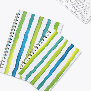 A5 B5 Size Custom Logo Printing Hardcover Paper Cover <strong>Notebook</strong> Spiral Wire-O Bound Exercise Diary - Product Image 4