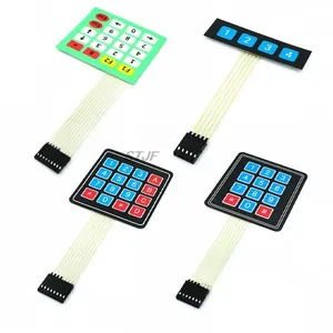 1*2 3 4 5 Tasten knopf Membran schalter 3*4 4 X5 Matrix Array Tastatur 1 X6 Tastatur mit LED-Bedienfeld Pad DIY Kit für Arduino