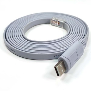 ラップトップコンピューターFT232RLチップ用の1.8mFTDIRS232シリアルUSBタイプC-RJ45コンソールケーブル - Product Image 4