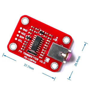 Módulo transmisor de radio FM, transmisor de estación de radio para módulo Arduino, fabricante personalizado de China