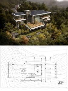 Luxo Villa Mansion House Conceito Layout <span class=keywords><strong>3D</strong></span> Renderização Opcional Consulta Material Desenho Interior Design