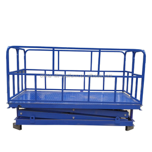 Ventas directas de fábrica Mesa elevadora de tijera de tipo fijo Plataforma de trabajo de descarga de carga fija - Product Image 1