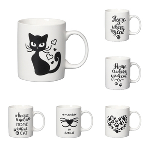 Sáng Tạo 11Oz Gốm Trắng Biểu Tượng Tùy Chỉnh Cà Phê Trà Sữa Dễ Thương Anime Cat Mug - Product Image 4