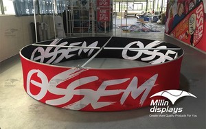 Biểu Ngữ Treo Hình Tròn Bằng Vải Triển Lãm Bảng Treo Trần Hình Tròn Cho Gian Hàng Triển Lãm Thương Mại - Product Image 3