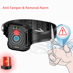 Pulsera de rastreador GPS de tobillo a prueba de manipulaciones con alarma de manipulación para seguridad y vigilancia - Product Image 2