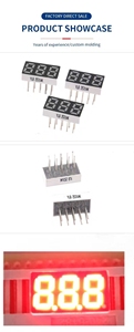 0.25 pollici 3 Bit ad alta luminosità 7 segmento Display a LED schermo rosso Display a caratteri diretti in fabbrica prodotto di visualizzazione - Product Image 5