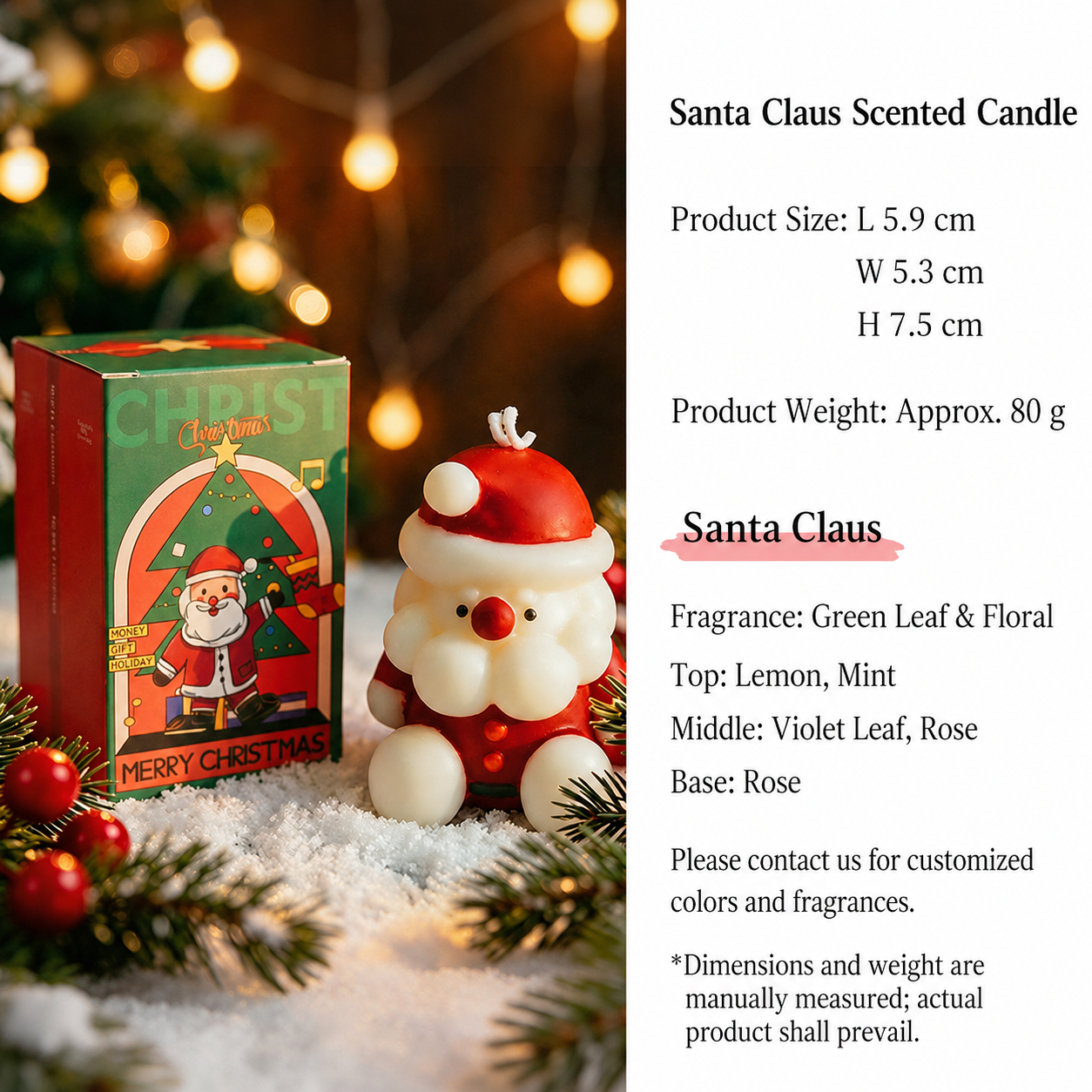 Santa Claus Scented Candle