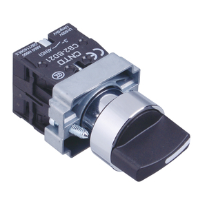 CNTD 3 pozisyon seçici basmalı düğme anahtarı CB2-BD21 ile 22mm seçici anahtarı 3 pozisyon, Wenzhou, basmalı düğme anahtarı - Product Image 1