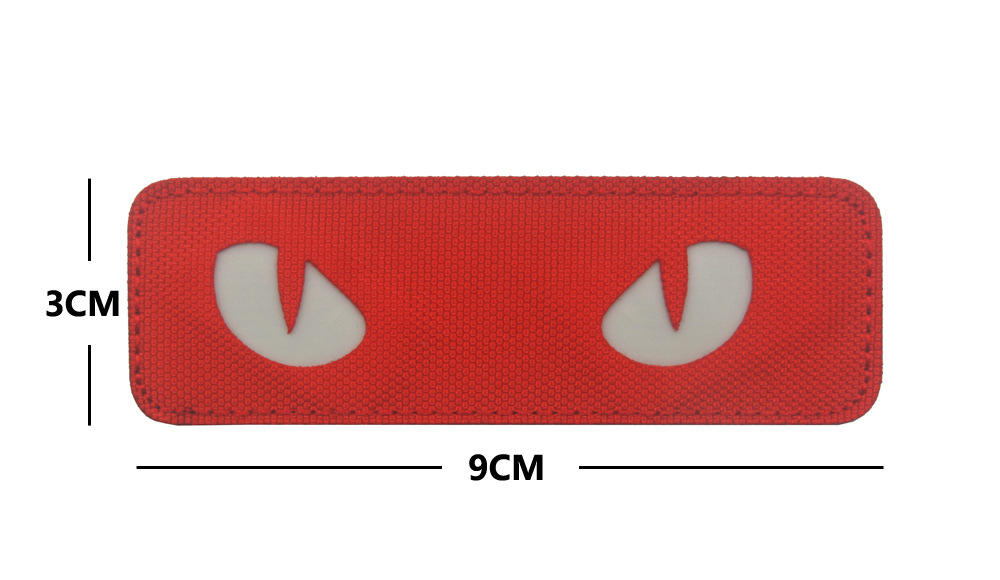 M00009-3 œil de chat réfléchissant (rouge)