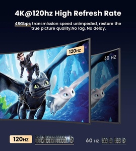 SY 8K for HDMI 2.<strong>1</strong> <strong>1</strong>-in-<strong>3</strong>-out 1x3 <strong>Splitter</strong> and Switch for TV Monitor &amp; Gaming 4K 120fps Video <strong>Splitters</strong> &amp; Converters - Product Image 3