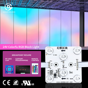 Diguang โมดูลไฟแบล็คไลท์ LED 3030 Dc24V โมดูลไฟ RGB แบบตั้งโปรแกรมได้สำหรับกล่องไฟอลูมิเนียม - Product Image 1