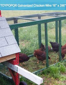 Sechseckiges Netz Geflügelfarm netz Gewebter Hühner drahtzaun Tierbarriere-Rollen netz mit Schneid verarbeitung service - Product Image 4