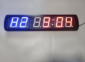 Прямой с завода светодиодный цифровой интервальный таймер для фитнеса в помещении тренажерного зала 6 цифровой таймер для тренировок - Product Image 3