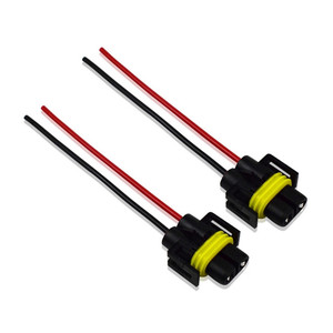HB4 Hb3 far ampul soket adaptörü konektörü Hb3 9005 Led far ampulü seramik kablo demeti - Product Image 5