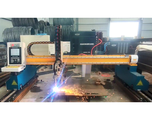 Gantry CNC Metal Cutting Machine <strong>Used</strong> 220V Plasma <strong>Cutter</strong> with Stepper Motor Bearing and Gear <strong>Core</strong> Components
