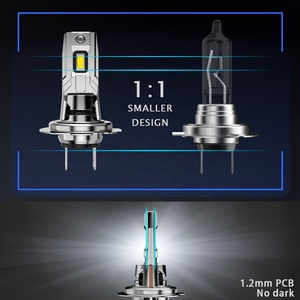 หลอดไฟ LED เปลี่ยนไฟหน้า H7 พร้อมพัดลม 1:1 เป็นการเปลี่ยนหลอดไฟฮาโลเจน - Product Image 3