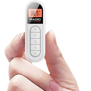 Yüksek kaliteli ses ile 2025 Pro süper Mini FM radyo, LCD ekran ile şarj edilebilir taşınabilir radyo spor cep klip tipi - Product Image 1