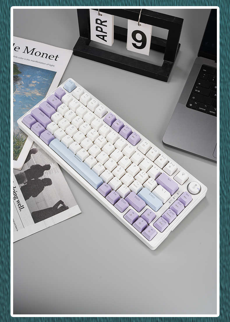 Blanc, bleu, violet