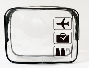 <span class=keywords><strong>TSA</strong></span>承認トイレタリーバッグ防水透明クリアメイクアップバッグトラベルPVCメイクアップコスメティックバッグ