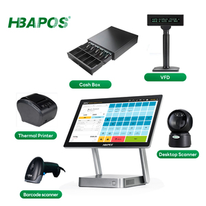 HBAPOS All in One Touch Screen Pos <strong>System</strong> 15.6inch Aluminum Alloy Pos Machine with I3 I5 I7 N97 CPU - Product Image 1