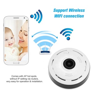 UEMON V380 360度全景Wifi 1.3/3/5MP V380 IP安全室内摄像机，带鱼眼镜头 - Product Image 2