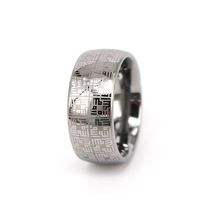 Free Engraving Service Cheap 10MM Domed Top Tungsten Ring, Design Your Own Logo Engraved Ring <strong>Finger</strong> Comfort Fit