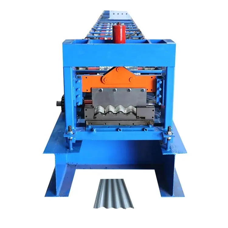 Máquina formadora de rollos corrugados para la fabricación de azulejos Construcción duradera y de alta eficiencia