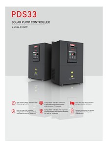 PDS33-4T075G 75kW Solar Pump Inverter MPPT Controller <strong>DC</strong> <strong>Input</strong> to 380V <strong>AC</strong> Three Phase <strong>Output</strong> for Irrigation Systems - Product Image 2