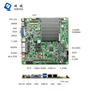 YENTEK intel scheda madre J4125 DDR4 4 core 4 thread HD VGA LVDS EDP 6 COM 8 USB J4125 scheda madre mini pc scheda madre - Product Image 2