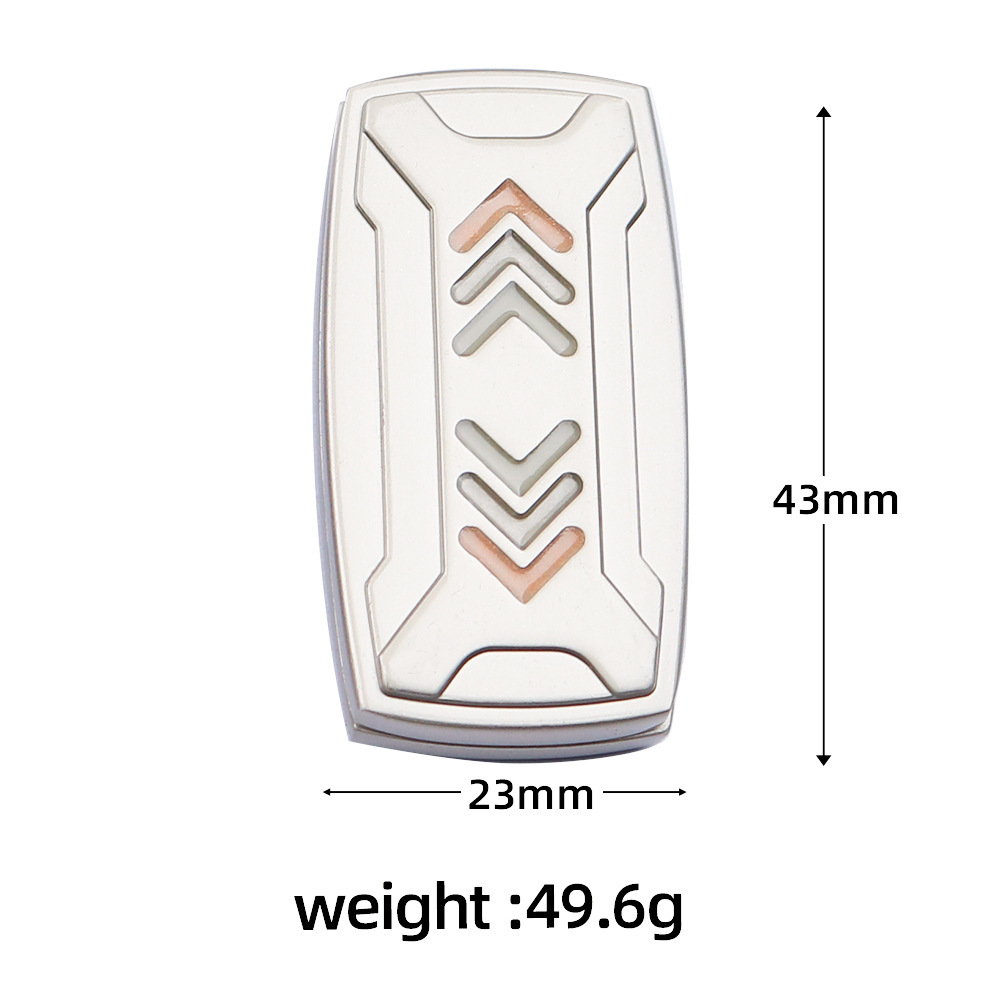 Silver arrow luminous push card