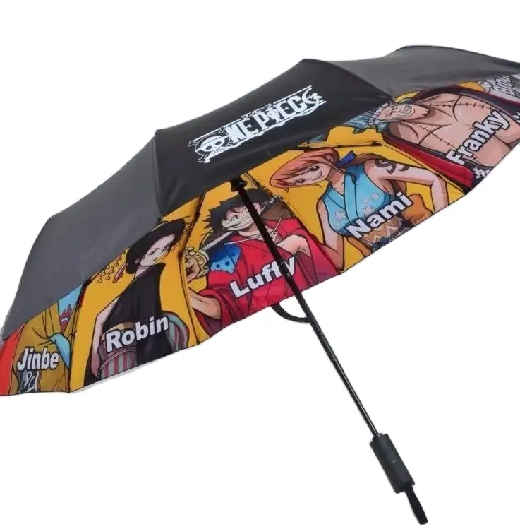 One Piece Luffy Zoro Nami Chopper 10 символов уличный солнцезащитный крем автоматический зонт аниме