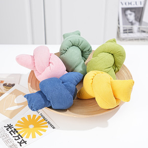 Multicolor Knotted Plush Pet Interactive Toy <strong>Catnip</strong> Squeaky Explosion Cat Dog Toy for Molar <strong>Use</strong>