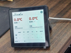 Torrador de café Bluetooth artesão termômetro registro assar perfil sem fio sonda curva temperatura registro medidor touch screen