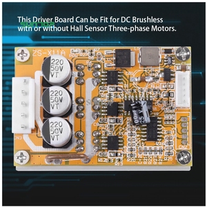 Kablo fırçasız Motor kontrol cihazı modülü ile 350 5V-36V fırçasız Motor kontrol cihazı W DC sürücü panosu BLDC PWM kontrol panosu - Product Image 5