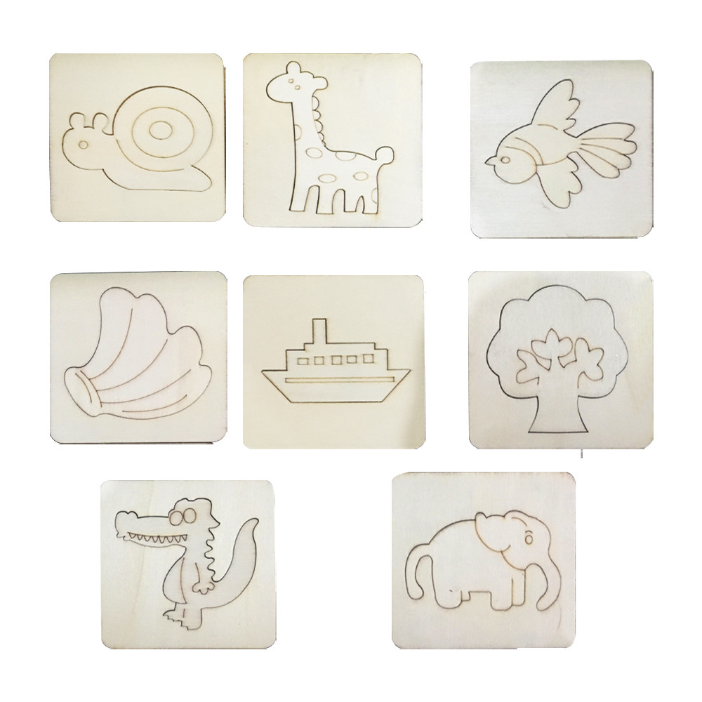 8-piece graffiti coloring board set