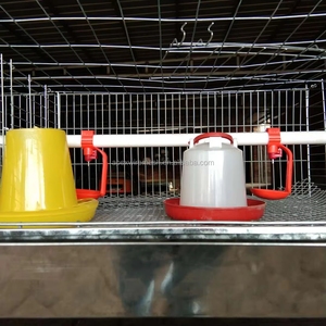 Küçük tavuk H tipi 120 ila 320 kuşlar sıcak galvanizli 3/4 katlı pil kümes hayvancılığı çiftlik kullanımı için Brooder tavuk kafesi - Product Image 4