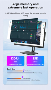 OEM <strong>Custom</strong> 24 27 Inch Touch I7 Generation 11th <strong>Computer</strong> AIO Pc Monoblock All in One Machine with Pop-up Hidden Camera - Product Image 6