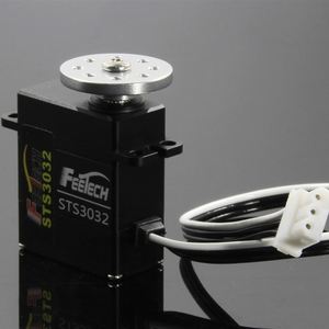 FEETECH stst32 küçük boy 6V 4.5 KG.CM manyetik kodlayıcı çift şaft Servo tıbbi Robot köpek makine ekipmanları - Product Image 4
