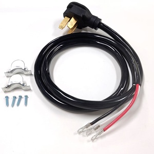 3プロング10awg 50A SRDTドライヤーパワーコードNEMA10-50Pスペード端子延長コードRV EVドライヤーケーブル用 - Product Image 2